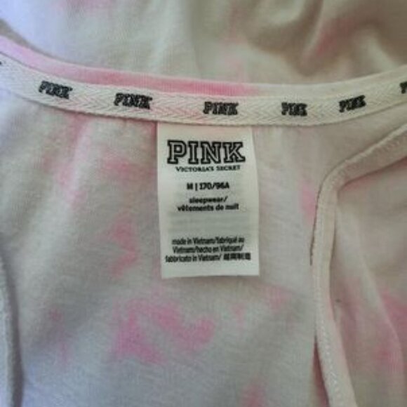 Pink Victorias secret Pink Tie Dye Tank Top Size Medium - Picture 3 of 3